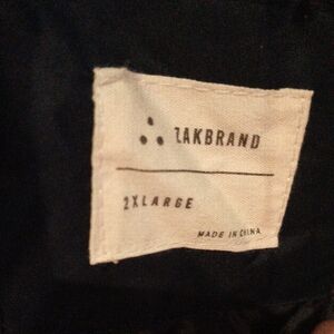 NWT ZAK BRAND Navy Hooded Jacket With Quilted Lining Size 2XL